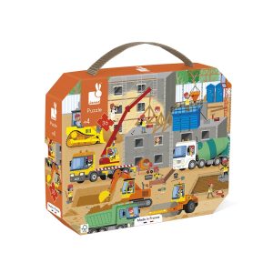 Janod – Puzzelkoffer de bouwplaats
