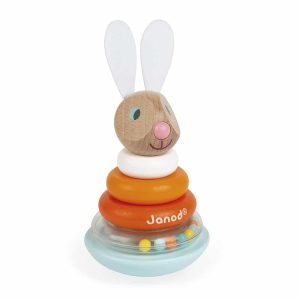 Janod Lapin - Stapeltuimelaar konijn