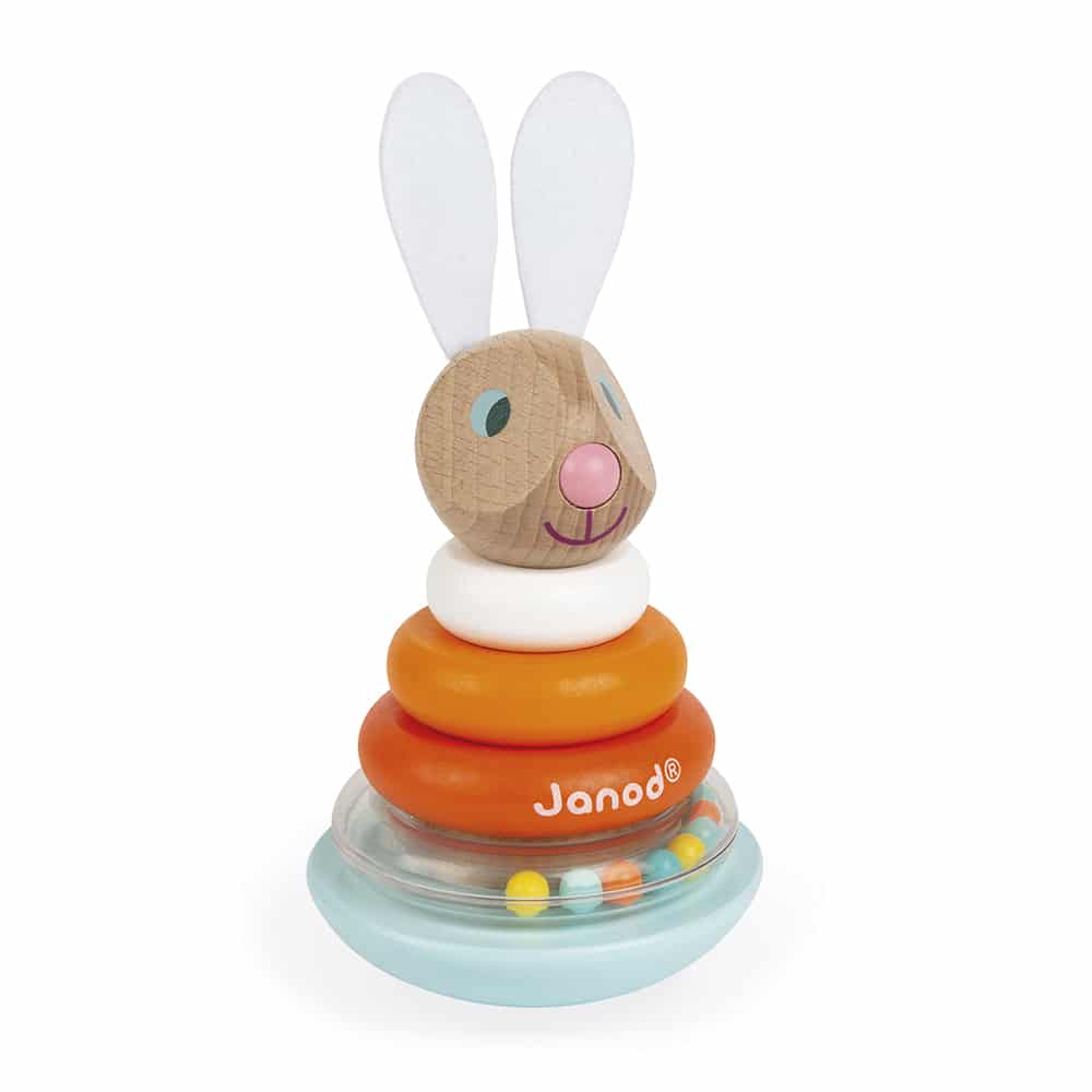 Janod Lapin - Stapeltuimelaar konijn