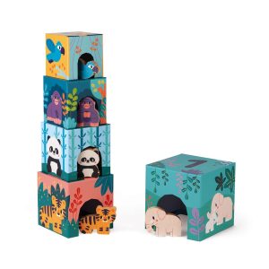 Janod WWF - Stapeltoren met speelfiguren