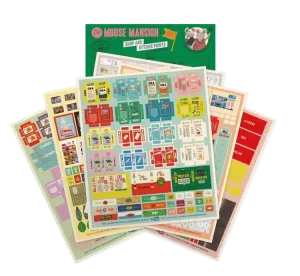 Het Muizenhuis knipvellen Keuken/Winkel. 6+