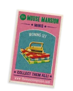 Het Muizenhuis mini's - strijkijzerset.