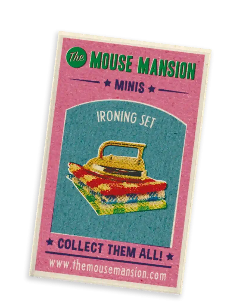 Het Muizenhuis mini's - strijkijzerset.