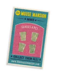 Het Muizenhuis mini's - waterglazen