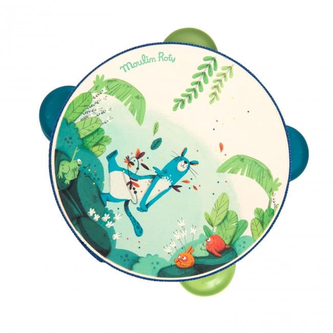 Tambourijn bleu Dans la Jungle
