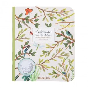 Botanisch Stickerboek  Le Jardin du Moulin - 20 pages (emb/6)