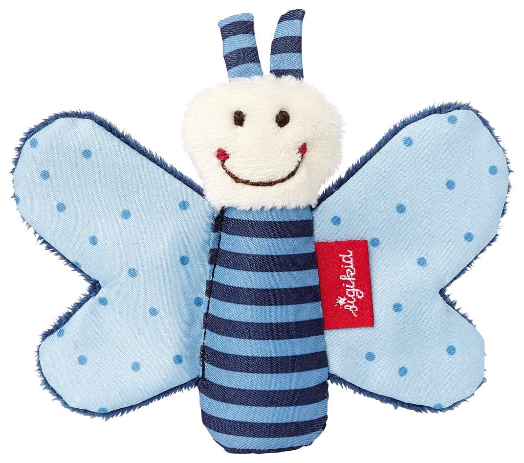 Sigikid, ritselende vlinder blauw