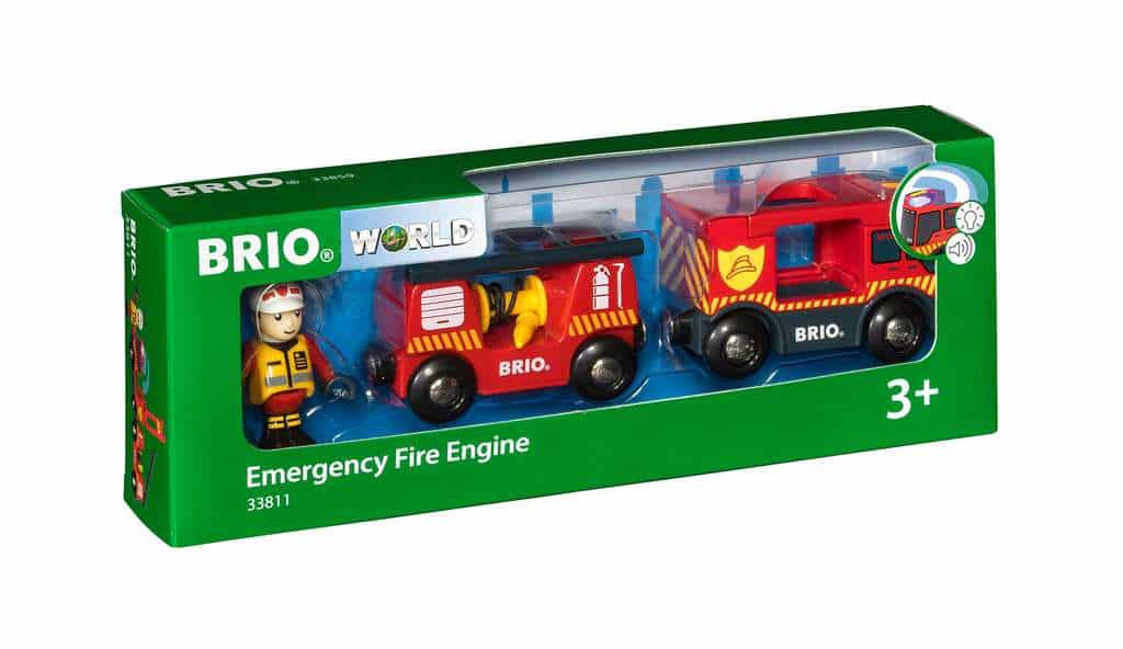 Brandweer locomotief met licht en geluid