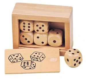 Goki Dobbelstenenset Hout