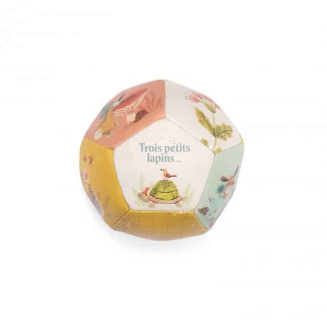 Moulin Roty Zachte bal Trois Petits Lapins