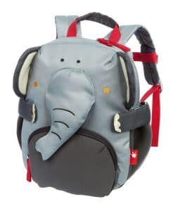 Kleuterrugzak olifant met 3D details en geborduurd gezichtje