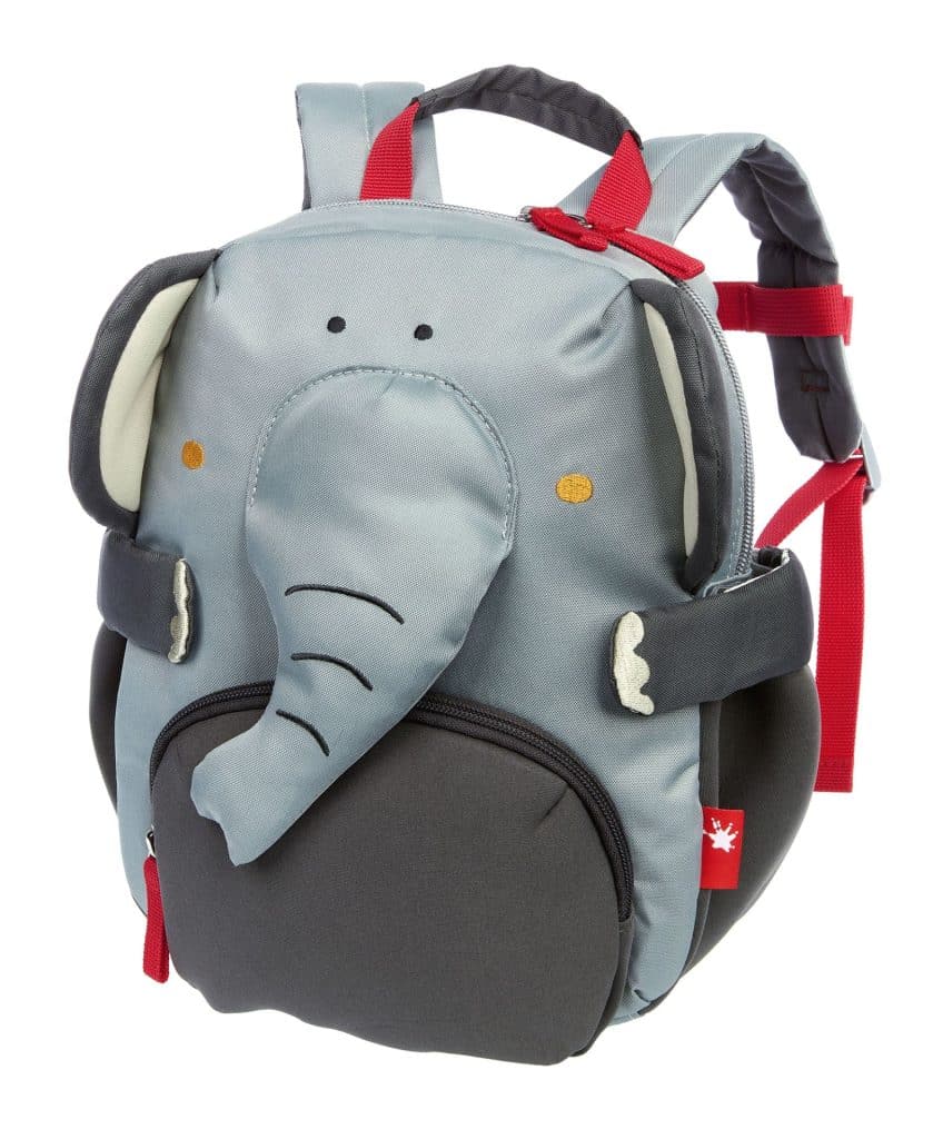 Kleuterrugzak olifant met 3D details en geborduurd gezichtje