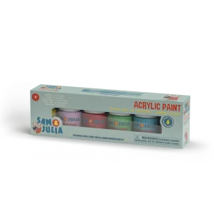 Acrylverf – Set van 6 basiskleuren