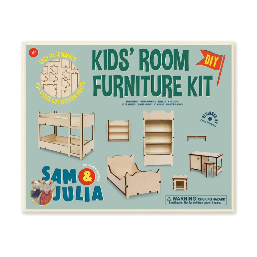 Het Muizenhuis Meubelkit kinder-slaapkamer. 6+