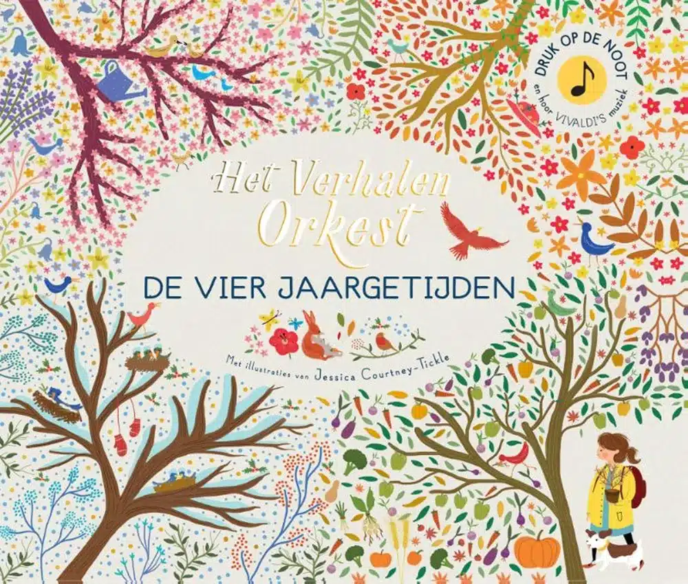 Geluidenboek: Het verhalen orkest: De vier jaargetijden. Muziekboek