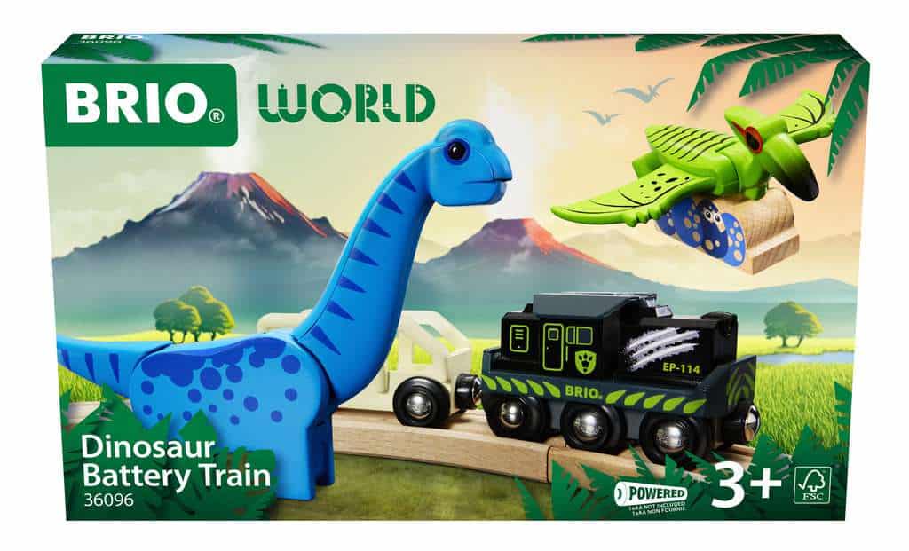Dinosaurustrein op batterijen