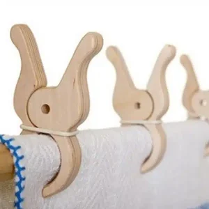 Reuze Speelknijpers in textiel opbergzakje 4 stuks