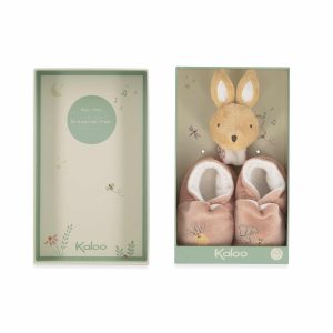 Kaloo Petites Chansons – Armband en slofjes met geluid Konijn