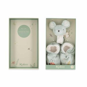 Kaloo Petites Chansons – Armband en slofjes met geluid Muis