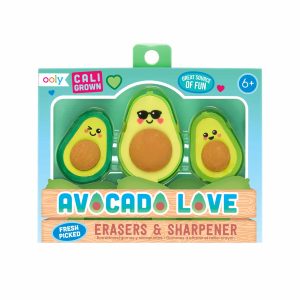 Ooly – Avocado Love Eraser and Sharpener