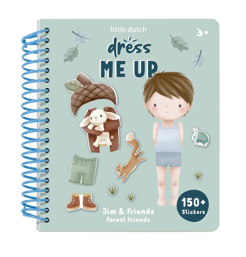 Aankleed- en stickerboek - Forest Friends