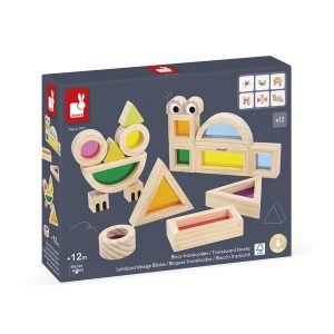 Janod Sensori – Doorschijnende blokkenset