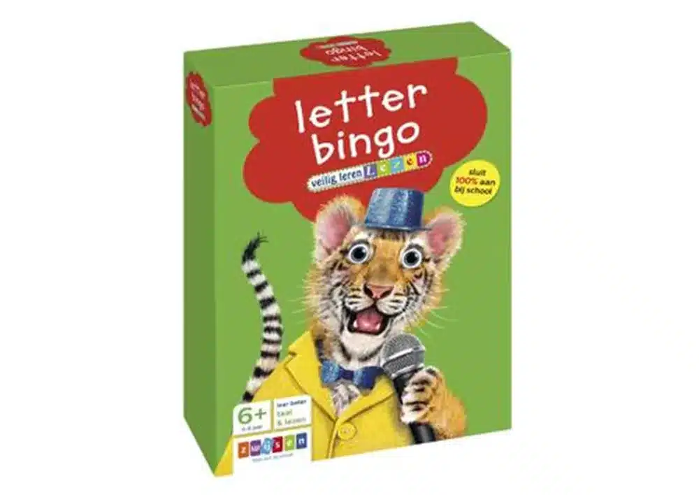 Veilig leren lezen, letterbingo. 6+