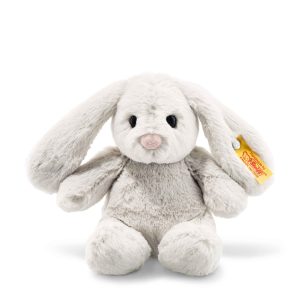 Steiff – Hoppie rabbit, light grey 18 cm