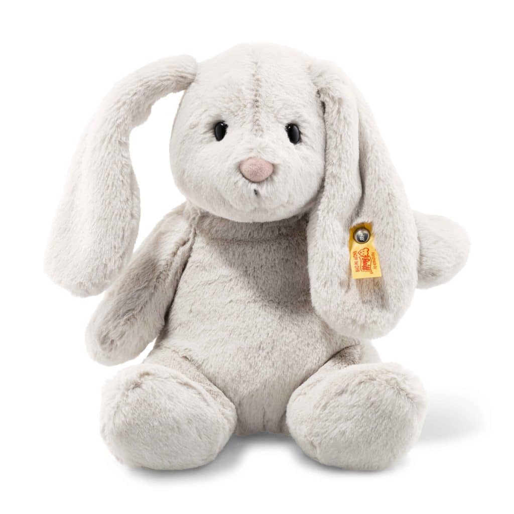 Steiff - Hoppie rabbit, light grey 28 cm