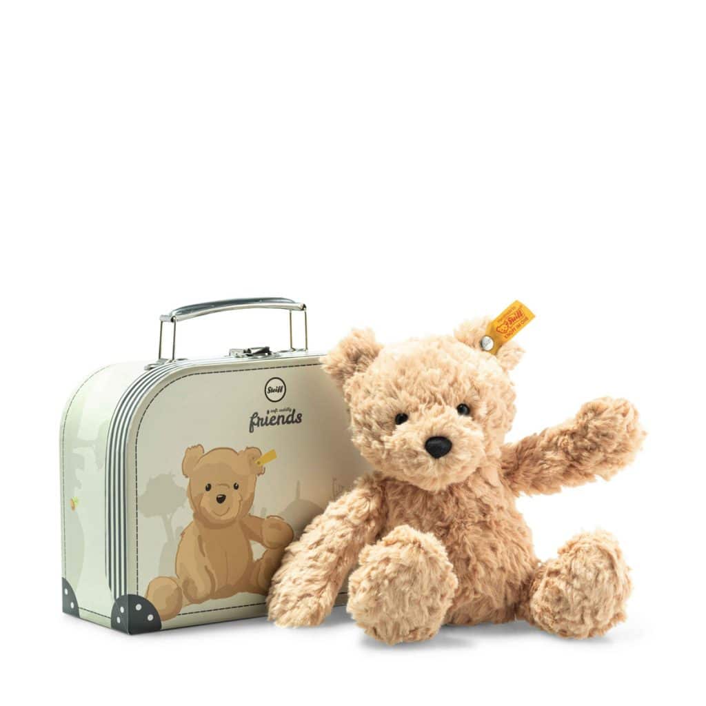 Steiff - Jimmy Teddy bear in suitcase, light brown