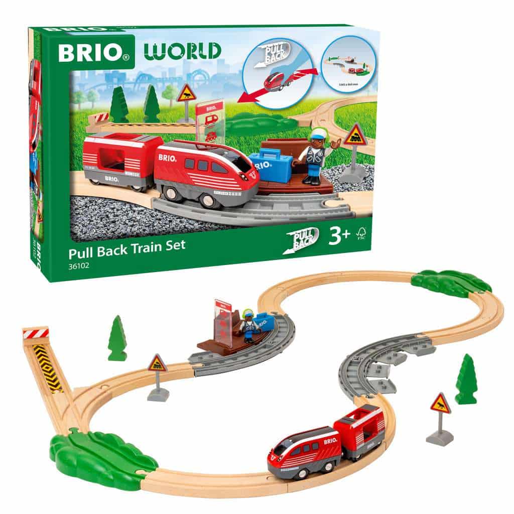 Pull Back Train Set