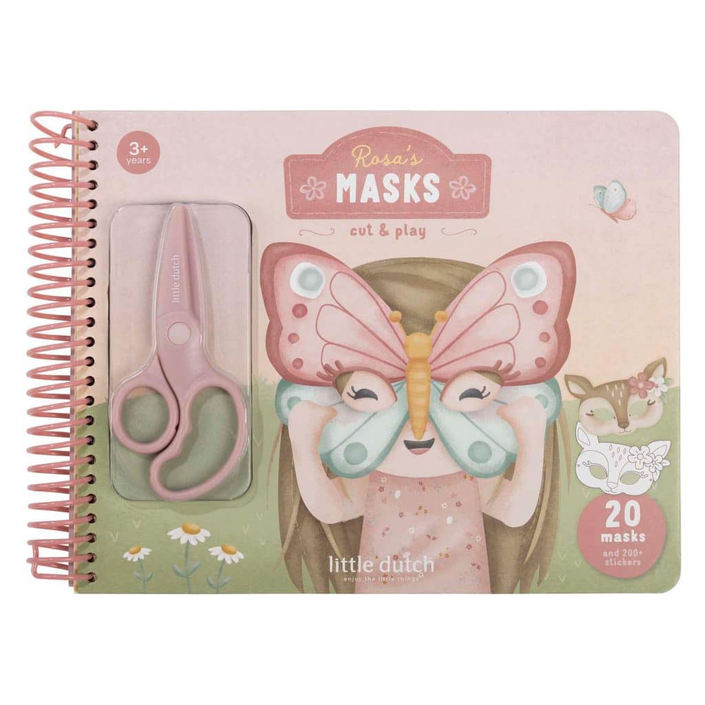 Little Dutch Rosa's Maskers Maken - Met Schaar