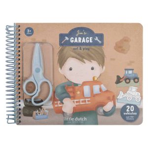 Little Dutch Jim’s Garage Voertuigen Maken – Met Schaar