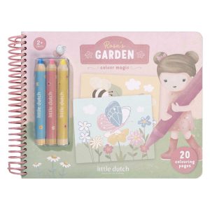 Little Dutch Rosa’s Tuin Kleurboek – Met 3 Potloden