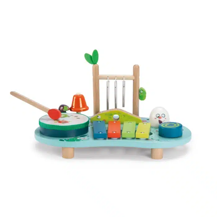 Multifunctionele muziektafel in de jungle
