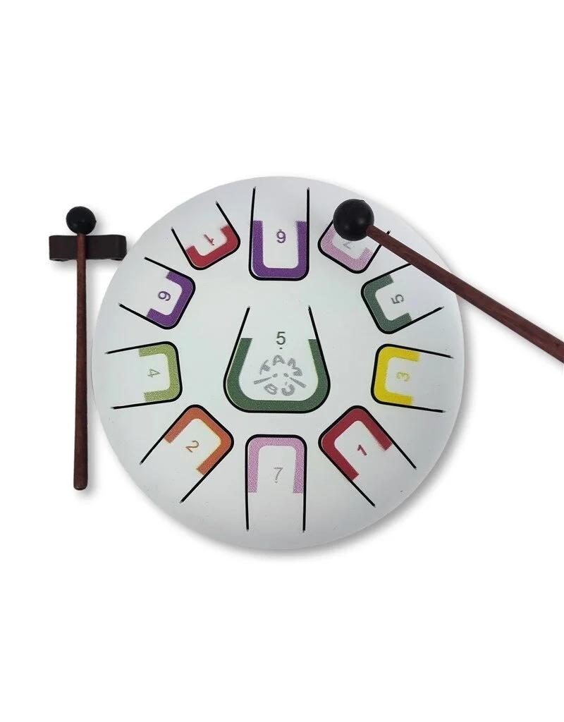 Tambú 11 tonen - Mat Wit - Stalen Tong Drum